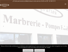 Tablet Screenshot of pf-gouriou.com